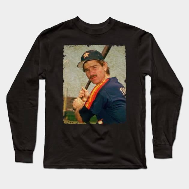 Dickie Thon in Houston Astros Long Sleeve T-Shirt by anjaytenan